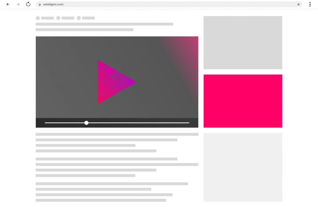 Instream Video Ad format