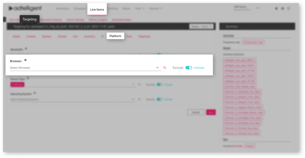 DSP - Browser targeting for Push Notifications