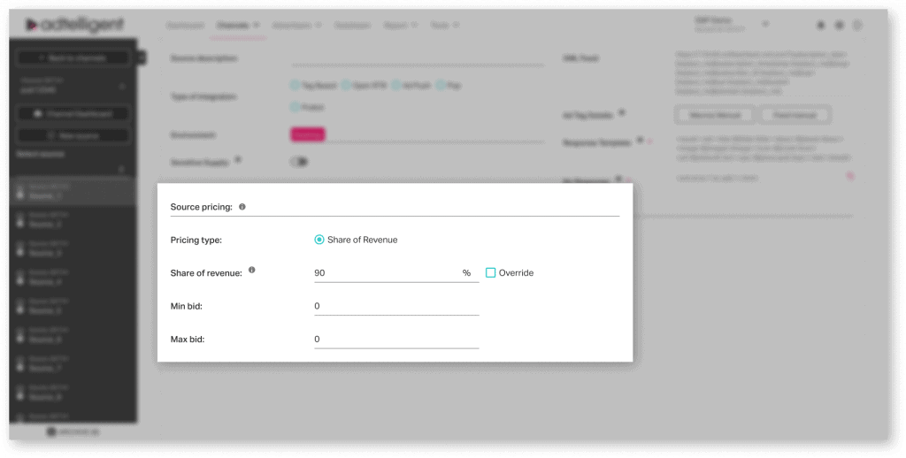 SSP - Min and Max bid pricing for Push Notifications