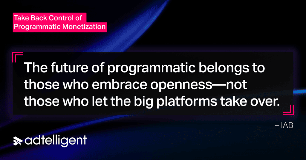 Programmatic monetization - IAB