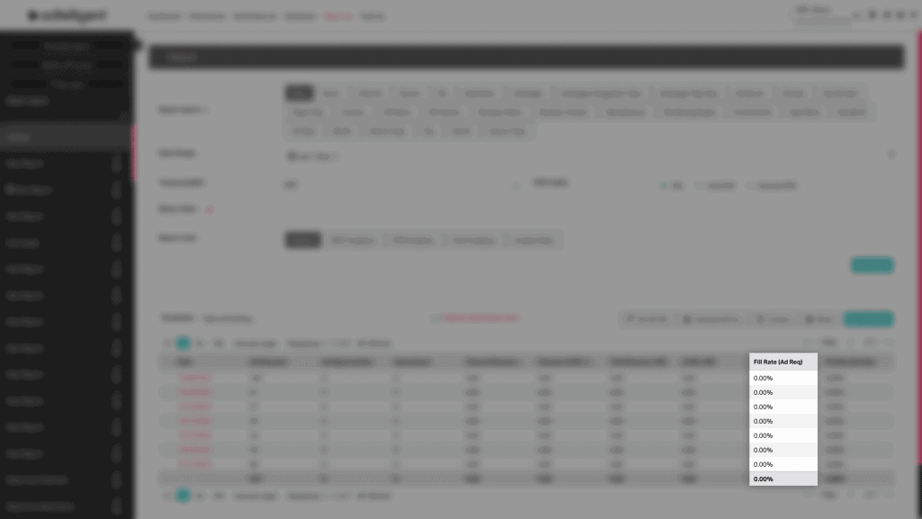 Fill Rate (Ad Req) Displayed by Default - 1