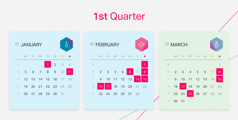 Marketing Calendar 2026 With Template For Your Marketing Strategy 1 Holidays for marketers Q1 2025