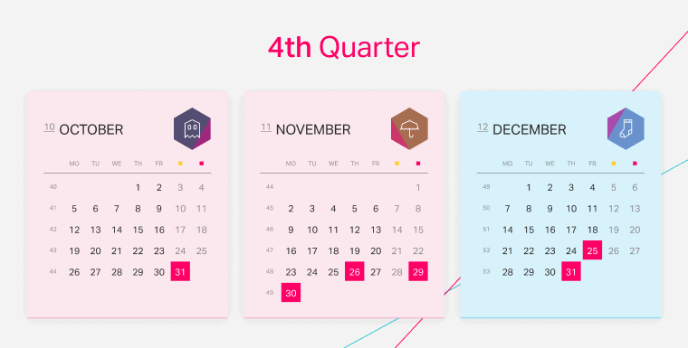 Marketing Calendar 2026 With Template For Your Marketing Strategy 4 Holidays for marketers Q4 2026