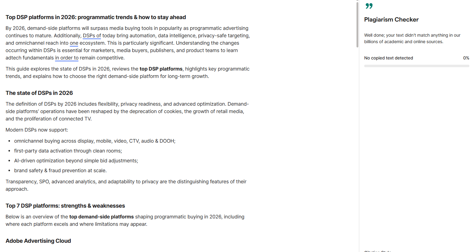 Top DSPs in 2026: Programmatic Trends & How To Stay Ahead 4 Google Display & Video 360