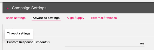 Ad Server Product updates Q1 2026 2 Custom Response Timeout at Campaign Level