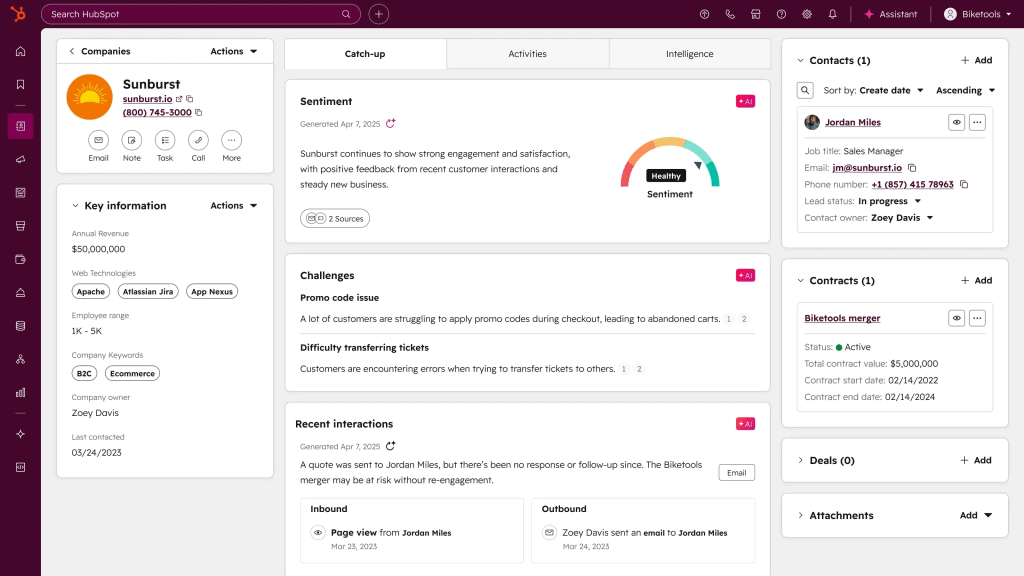 Best Tools for Ad Agency in 2026 5 hubspot crm card